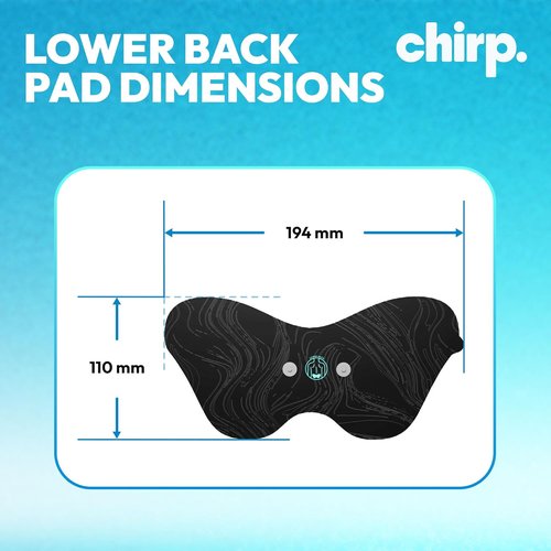 Chirp Halo Pads - Deep Tissue Support for Targeted Pain Relief & Muscle Recovery | Back, Shoulders, Hips