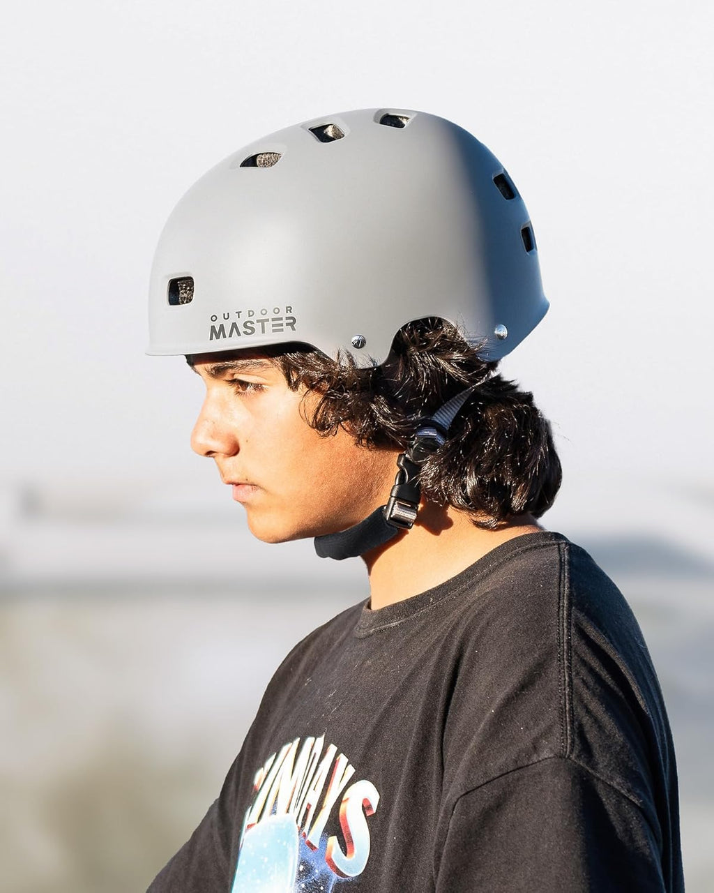 OutdoorMaster Skateboard Cycling Helmet - Snug Fit for Adults, Youth & Kids | Ventilated Multi-Sport Design