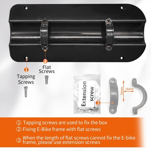 HUDAMZKY Electric Bicycle/Electric Scooter Controller Box, Eike Conversion Component, Motor Controller Box, Super Large Controller Box (Large Size: 9.8 Inches x 4.1 Inches x 2.9 Inches)