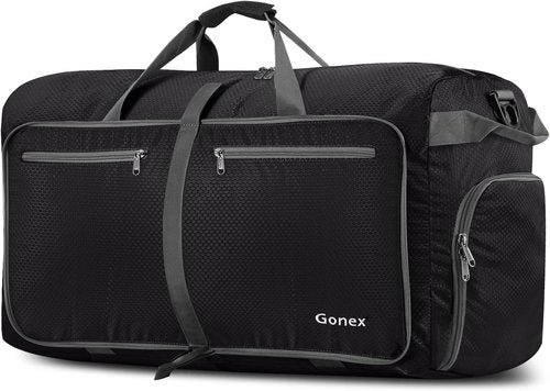 Gonex Large Foldable Travel Duffle Bag - Packable, Lightweight & Water-Repellent | 40L-150L Sizes