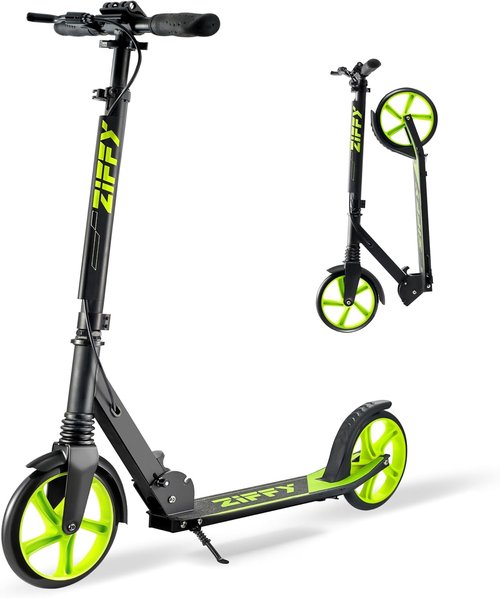 JOVA ZIFFY Kids Scooter - Foldable Kick Scooter with Hand Brake & 4 Adjustable Heights | Lightweight, Supports Up to 260 lbs