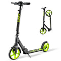 JOVA ZIFFY Scooter for Kids with Hand Brake, Foldable Kick Scooter for Ages 6-12, Lightweight Scooter for Boys with 4 Adjustable Heights, ABEC9 Bearings, Supports Up to 260 lbs