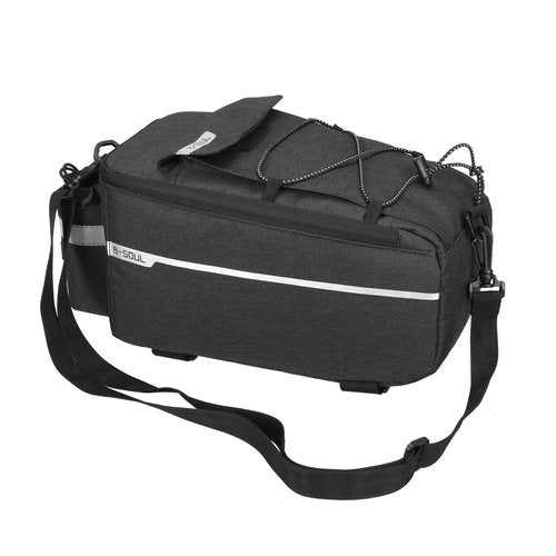 JUST DO Bike Bag Back Rack Bag Waterproof Bicycle Panniers Carrier Cooler Big Capacity With Bottle Bag For Rear Rack