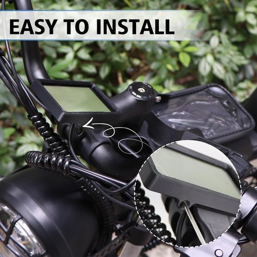 YIBEICO Shock Absorbent Protective Bumper Display Edge Guard for Ridstar Q20 E-Bike Display Screen, Accessory, Compatible with Ridstar Q20