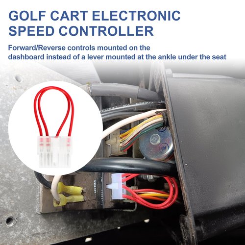 uhzz Golf Cart Speed Chip - for Ezgo Electric 2000 Up PDS TXT Speed Chip - 3 Freedom Chips (Red Plug High Speed Upgrade 73272-G01 Blue Plug Steep Slope 73272-G02 Yellow Plug Flat Slope 73272-G03)