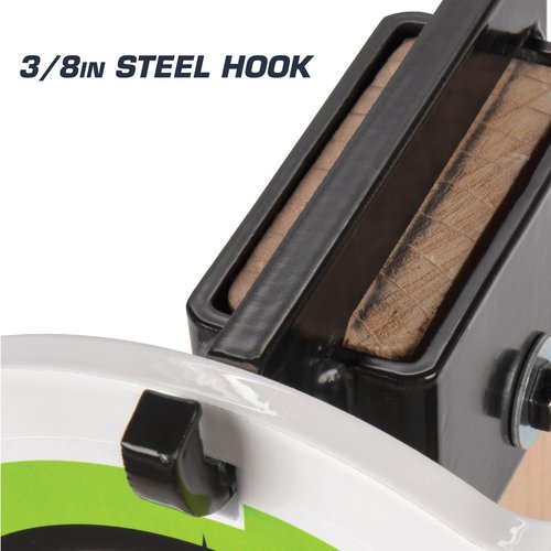 Allen Company EZ Aim Steel Gong Shooting Target Hanging Hook, for 2" x 4" Mount, 2.1 lbs., Black