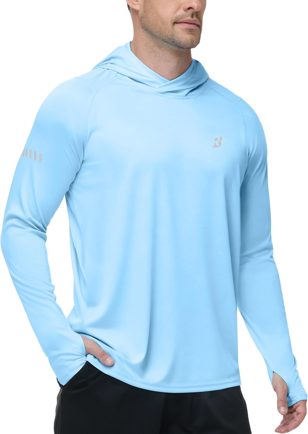 Roadbox UPF 50+ Sun Protection Hoodie - Lightweight UV Long Sleeve Fishing Shirt for Outdoor Activities