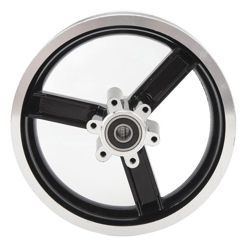 Fockety Electric Scooter Front Wheel Hub for 10 inch Scooters, Aluminium Rim Tire, Lightweight and Strong, Easy to Replace, Enhances Ride Quality
