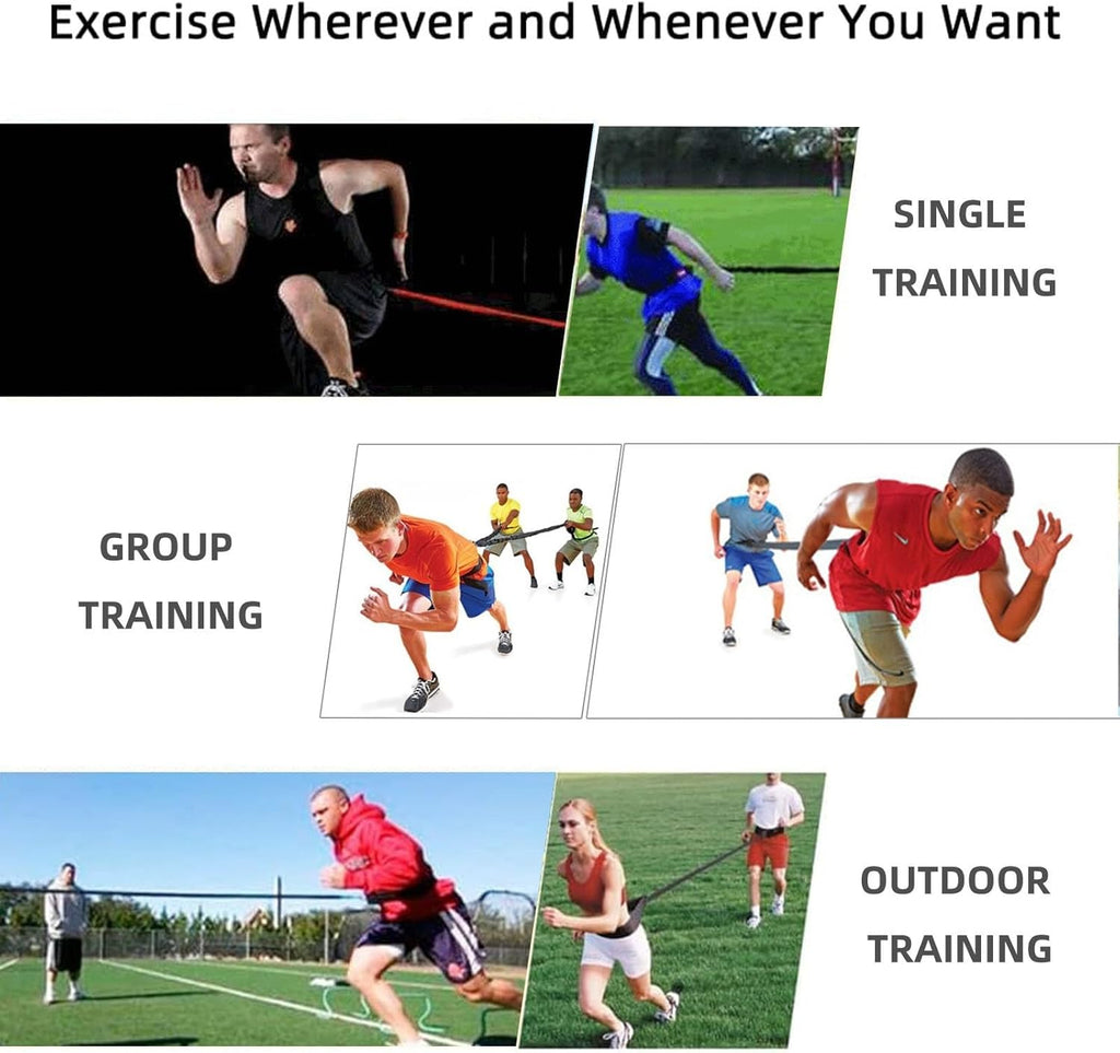 Skiennix Resistance Speed Training Set - 8-Piece Agility and Power Equipment for Jumping Sports