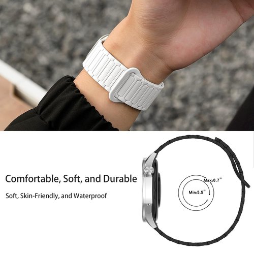 Lamshaw Silicone Sport Strap Watchband Compatible with Garmin Bounce Smart Watch Band, One Size, Silicone, 1