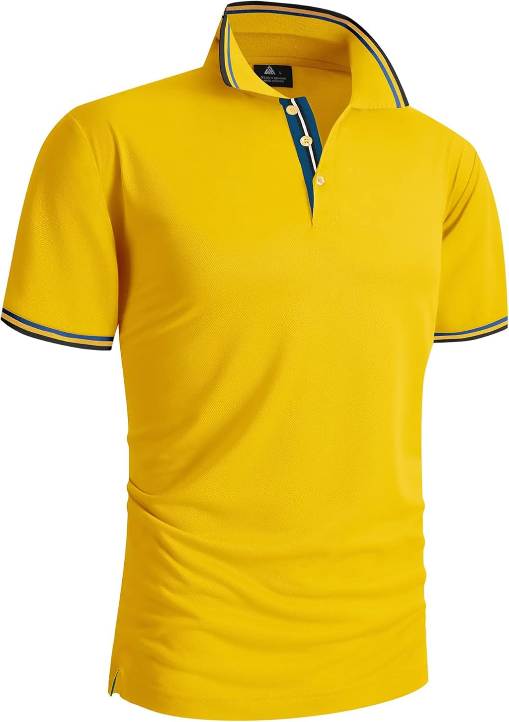 SECOOD Men's Polo Shirt - Moisture-Wicking Short Sleeve for Summer Tennis & Golf | Casual Style