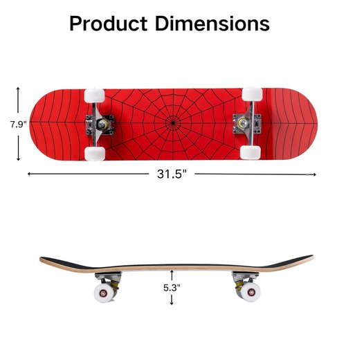 Skateboards for Beginner (red)