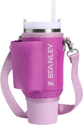 STANLEY All Day Quencher Carry All for 30 oz Tumbler with Handle | Crossbody Bag with Phone Holder Pocket, Card Sleeve & Detachable Strap | Water Bottle Carrier Bag | BPA-Free | Dark Blossom