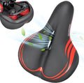 KEMIMOTO Bike Seat Cushion - Comfortable Foam Padded Saddle for Men & Women | Ideal for Touring & Commuting