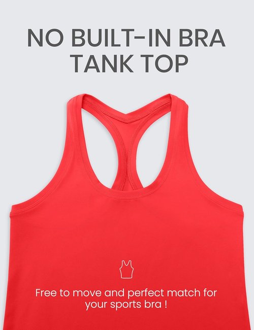 CRZ YOGA Butterluxe Racerback Tank Top - Comfortable Sleeveless Athletic Camisole for Women