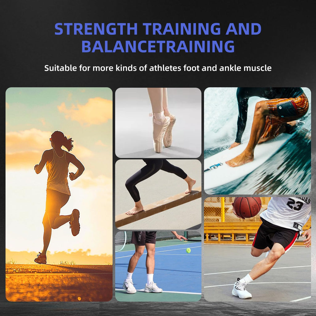 Juoe Ankle Strengthener & Axis Boardfor Physical Therapy,Blackboard Foot Trainer and Foot Strengthener,Stability Exercises,Plantar Fasciitis Relief,Posture Corrector,Axisboard for Leg Stability