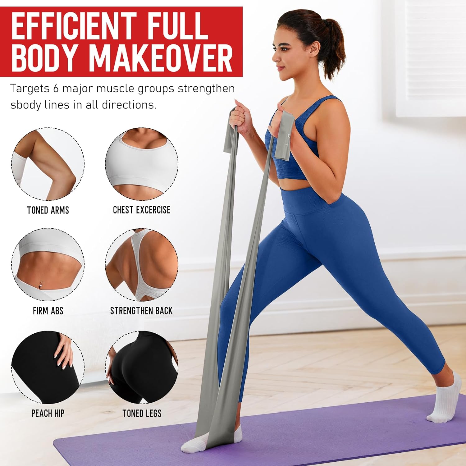 WALITO Resistance Bands - Versatile Exercise Bands for Strength Training & Rehab | Ideal for Home Gym