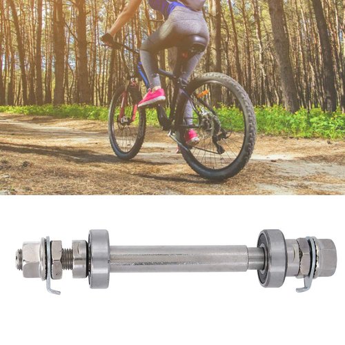 GOWENIC Hub Axle, High Strength Front and Rear Axle Quick Release Hub,for Most Bikes with Matched Length Axle +6000 Bearing ((Front) axle +6000 Bearing)