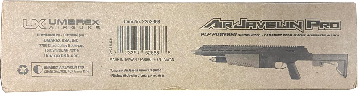 Umarex AirJavelin Pro Air Rifle - PCP Arrow Gun with 3 Carbon Fiber Arrows for Precision Shooting