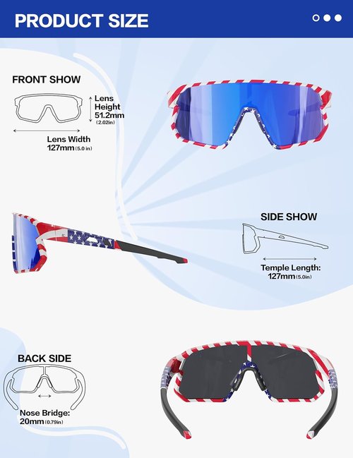 BIRCEN Kids Baseball Sunglasses - Polarized UV Protection for Boys & Girls Ages 5-12