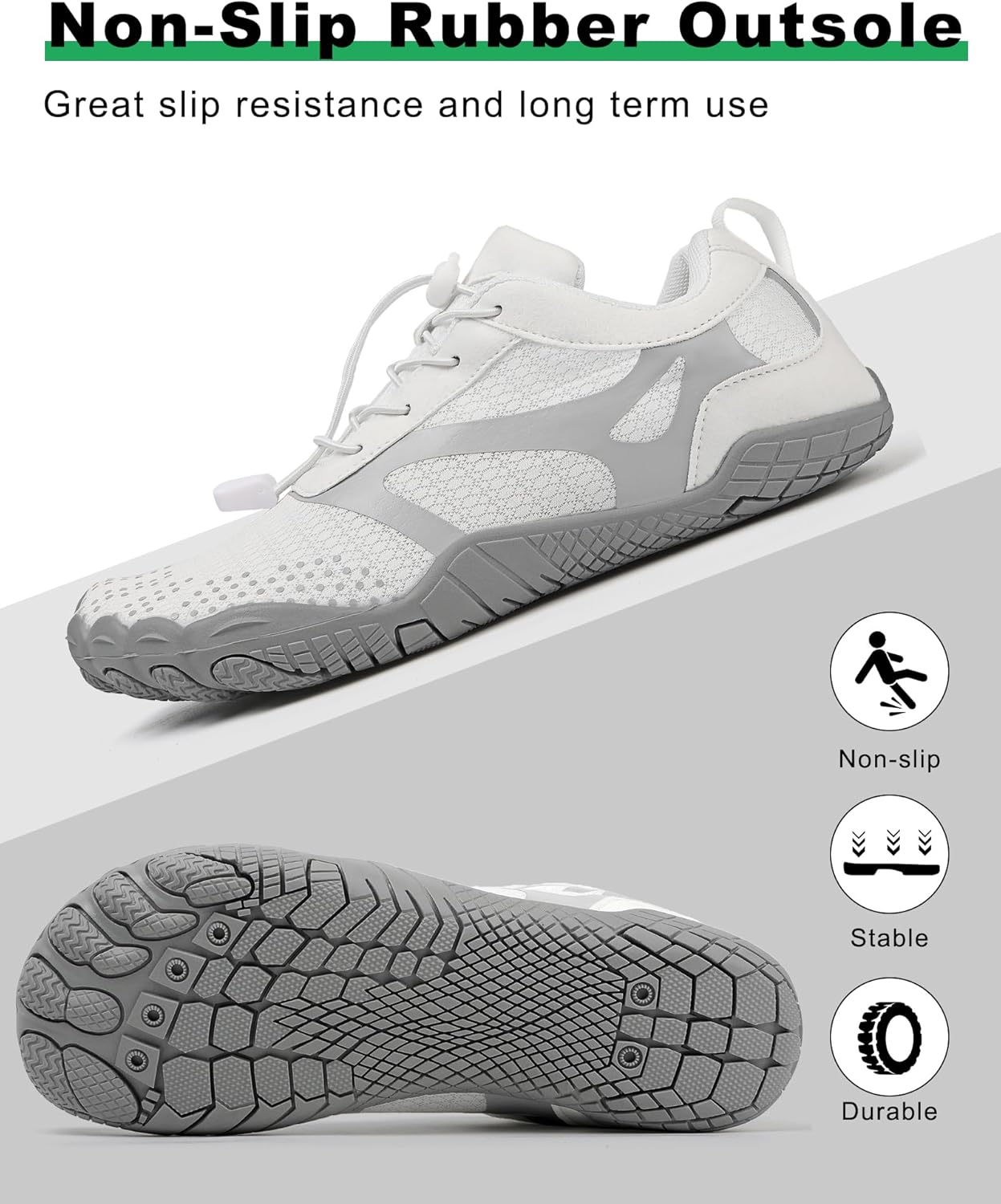 Todaysunny Barefoot Shoes - Minimalist Cross Training Sneakers for Men & Women | Wide Toe Box, Zero Drop Design
