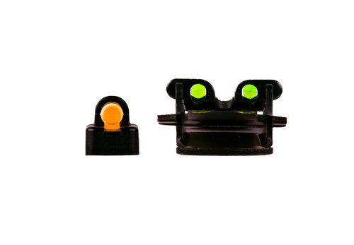 HIVIZ Tombuster II Fiber Optic Sight, Green and Orange