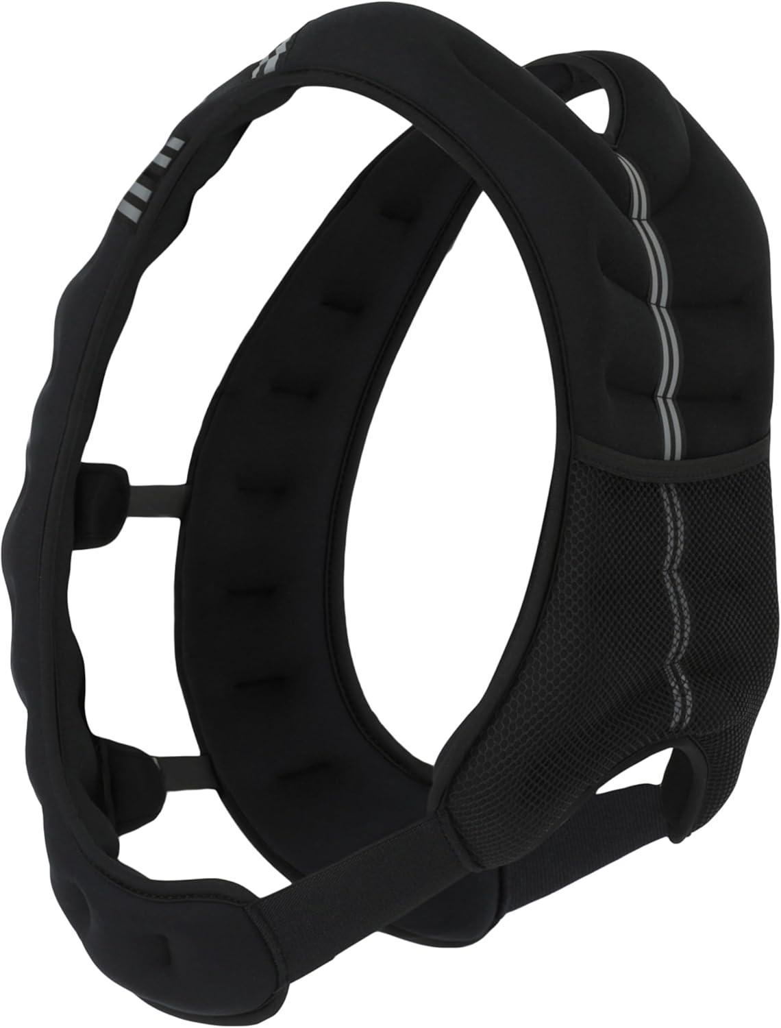 Skiennix Weighted Vest - 15lb/20lb for Strength Training & Running | Reflective Stripe, Slim Design