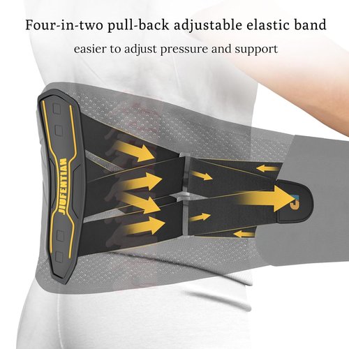 JIUFENTIAN Back Brace - Lumbar Support for Herniated Disc & Sciatica | X-Large for Men & Women