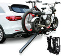 Bike Rack by [Brand Name] - 2-Inch Receiver Hitch Rack for 2 Bikes | 200 lbs Capacity, Fat Tire Compatible