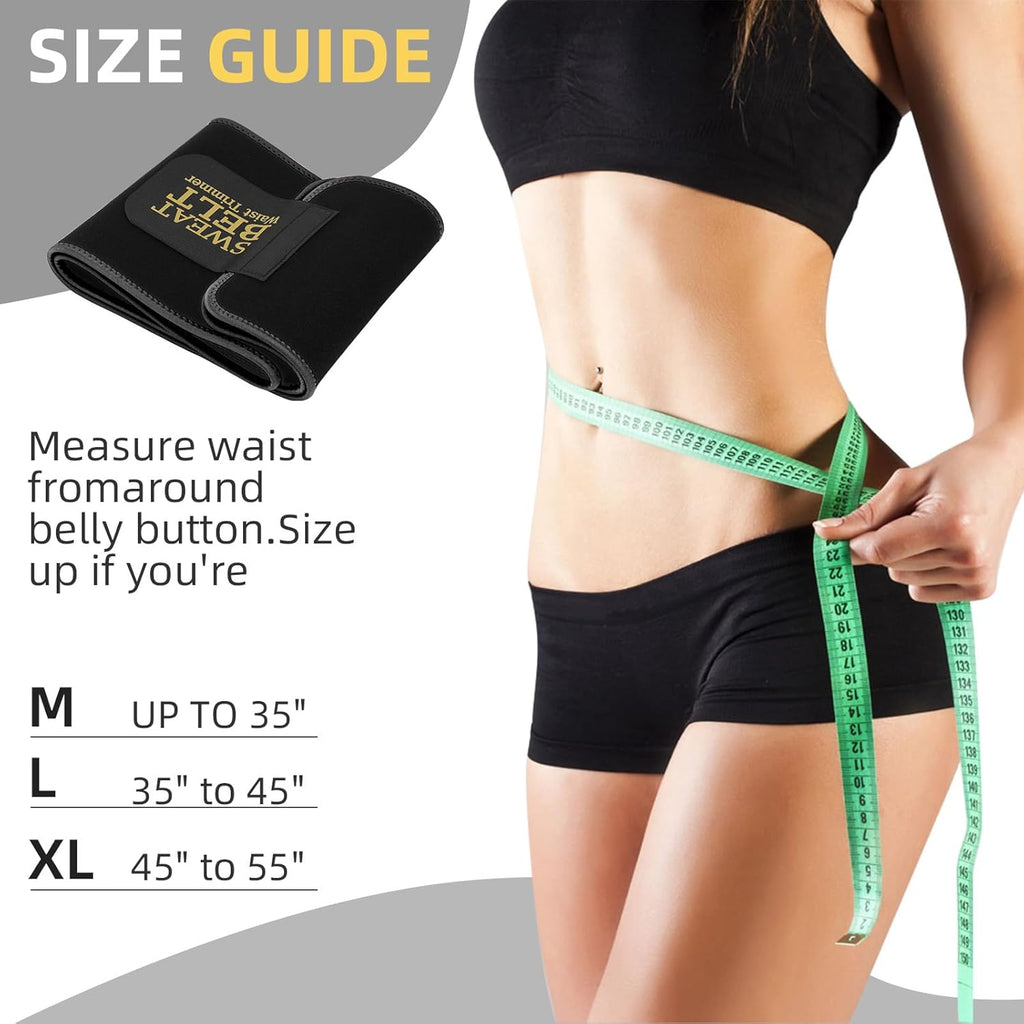 ZPP Waist Trainer - Neoprene Sweat Band Trimmer Belt for Slimming Stomach | Unisex Workout Accessory