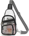 Sisipoet Clear Stadium Bag - Versatile Crossbody Concert Fanny Pack for Men & Women | Transparent Design