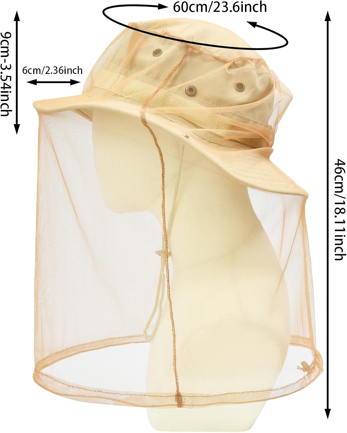 Skiennix Sun Hat - UPF 50+ Foldable Bucket Hat for UV Protection | Ideal for Hiking, Beach & Fishing