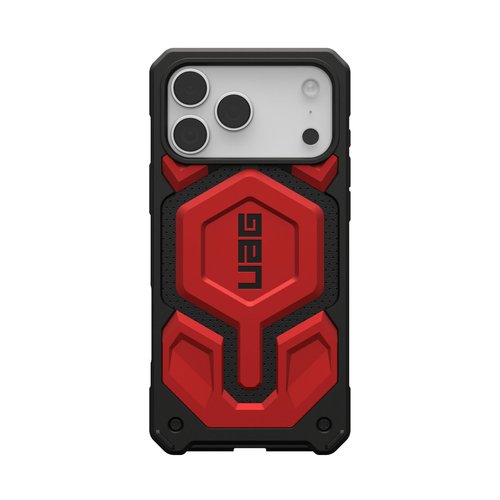 URBAN ARMOR GEAR UAG Designed for iPhone 17 Pro Max Case Monarch Pro - Compatible with MagSafe Military Grade Protective Cover, Crimson