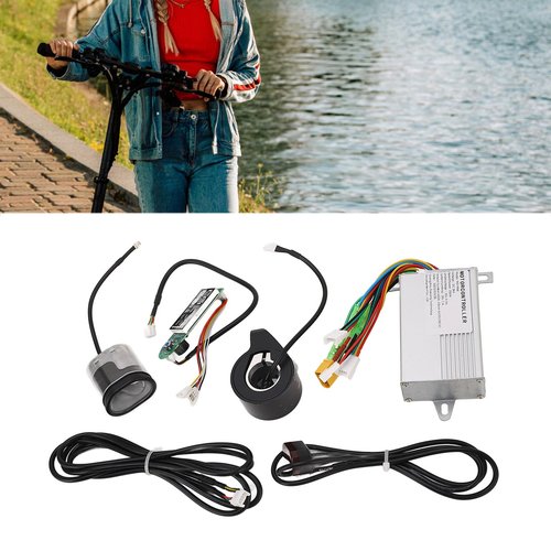 36V 350W Scooter Controller, Tail Light Accessory Headlight Accessory Electric Scooter Controller Replacement for Safe Riding
