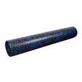 NEXO Fitness High-Density Round Foam Roller for Muscle Soreness Recovery, Exercise, Massage - 18", 24", 36" Blue Fleck (36 Inch)