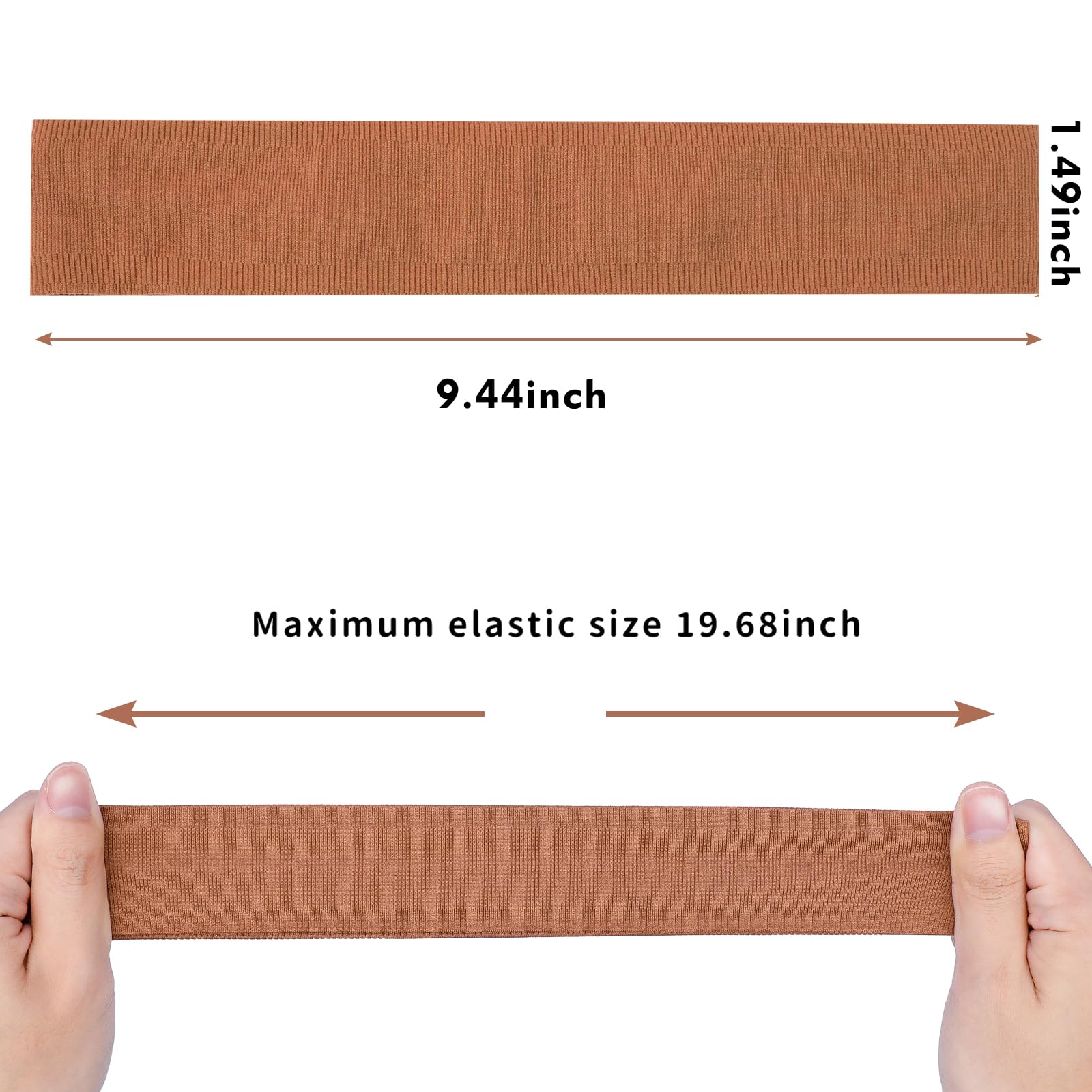 Workout Headbands for Women Men,5PCS Non Slip Sport Headbands Moisture Wicking,Stretchy Athletic Headband Breathalbe Sports Hairbands for Fitness Exercise Gym Training