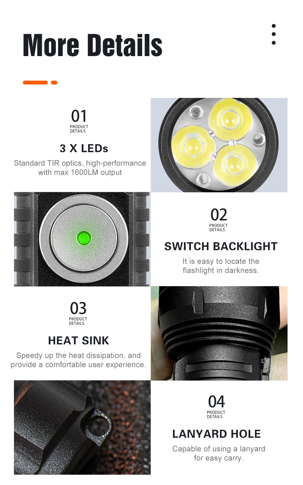 LUMINTOP GT Nano Pro Keychain Flashlight 1600 Lumens Mini Flashlight 152 Meters Beam Distance, Rechargeable Battery (Black)