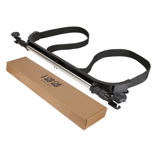 10L0L Upgraded Golf Cart Bag Holder Bracket for Most 2+2 Golf Cart Rear Seat with 1 Inch Square Tube,No Drilling Attachment Adjustable for Yamaha, EZGO and Club Car