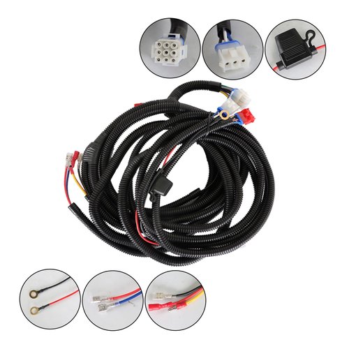 WFLNHB All LED Light Kit Replacement for EZGO RXV Golf Cart Deluxe Street Legal 2016+