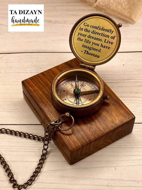 Success Chaser Compass -Unique Gifts for Men - Graduation Gift for Him -Best Graduation Gift Ideas for Son from Mom, Dad - Boyfriend, Grandson- Birthdays Gift -2025 Graduation Gift for College- Gifts