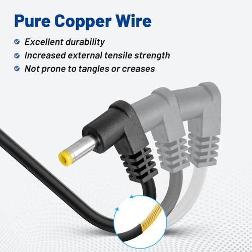 Anina 12V Car Power Cable for Yaesu Handheld Radios DC Charging Cord Compatible with FT-5DR, FT3DR, VX-6R, FT-70DR, FT-270R, VX-7R, FT-60R
