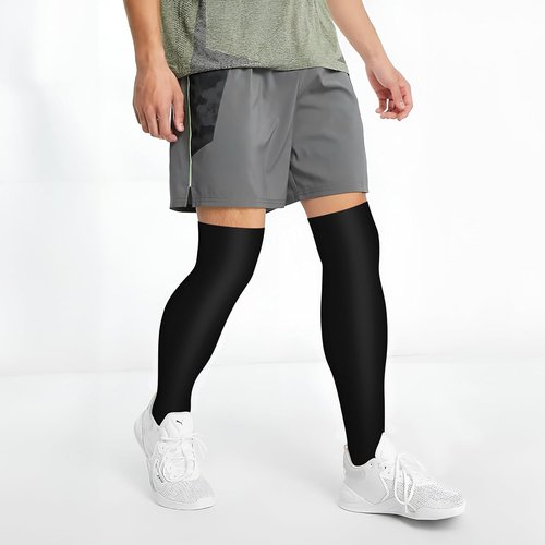 CHARMKING Compression Socks - Knee High Support for Men & Women | 3 Pairs for Running & Athletics