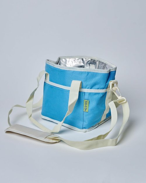 NoNa & Bee Water Bottle Holder with Strap - Family Size 4 Compartment Drink Carrier | Adjustable for Large & Small Drinks | Hands-Free Design
