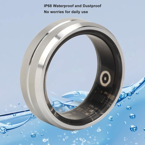 Sanpyl Health Ring Smart Ring, Bluetooth Fitness Sleep Heart Rate Smart Ring, Health Ring to Monitor Fitness, for JYouPro (8)