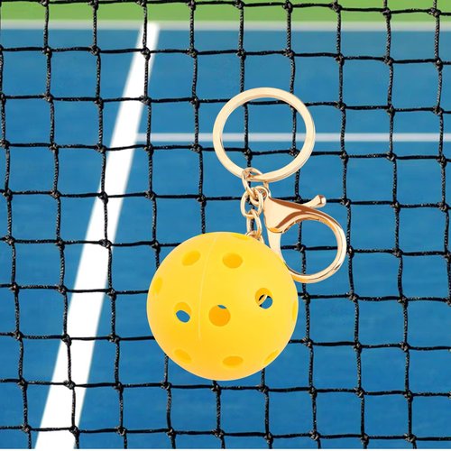 CENWA Pickleball Keychain Pickleball Bag Tag Pickleball Gifts For Pickleball Lover (Pickleball K)