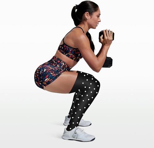 CHARMKING Compression Socks - Knee High Support for Men & Women | 3 Pairs for Running & Athletics