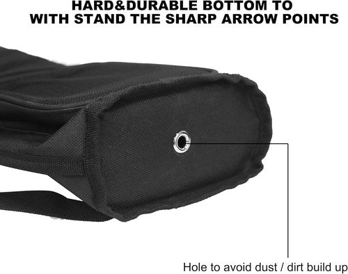Back Arrow Quiver by Lightweight - Holds 22-28 Arrows | Molle System & Adjustable 3-Point Carry for Target Practice