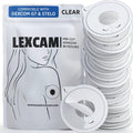 Dexcom G7 Adhesive Patches, Pack of 30, Lexcam Waterproof CGM Overpatch, Color Clear, Sensor is NOT Included