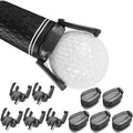 FINGER TEN Golf Ball Retriever for Putter Piker Upper 2/4/6/8/10 Pack Suction Cup Ball Grabber Tool with Screws Foldable Mini Ball Retrievers for Men Women Golfer (10 Pack)