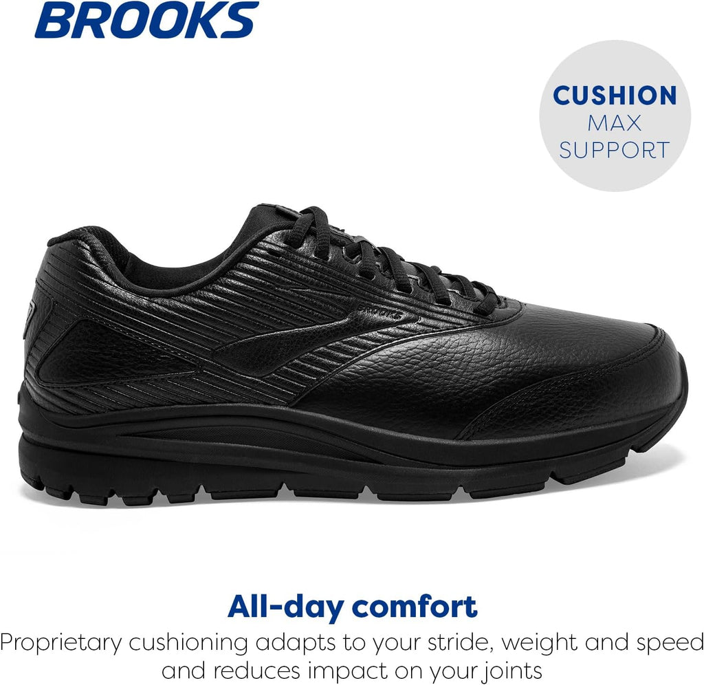 Brooks Women's Addiction Walker 2 - Comfortable Walking Shoe for All-Day Support | Black/White